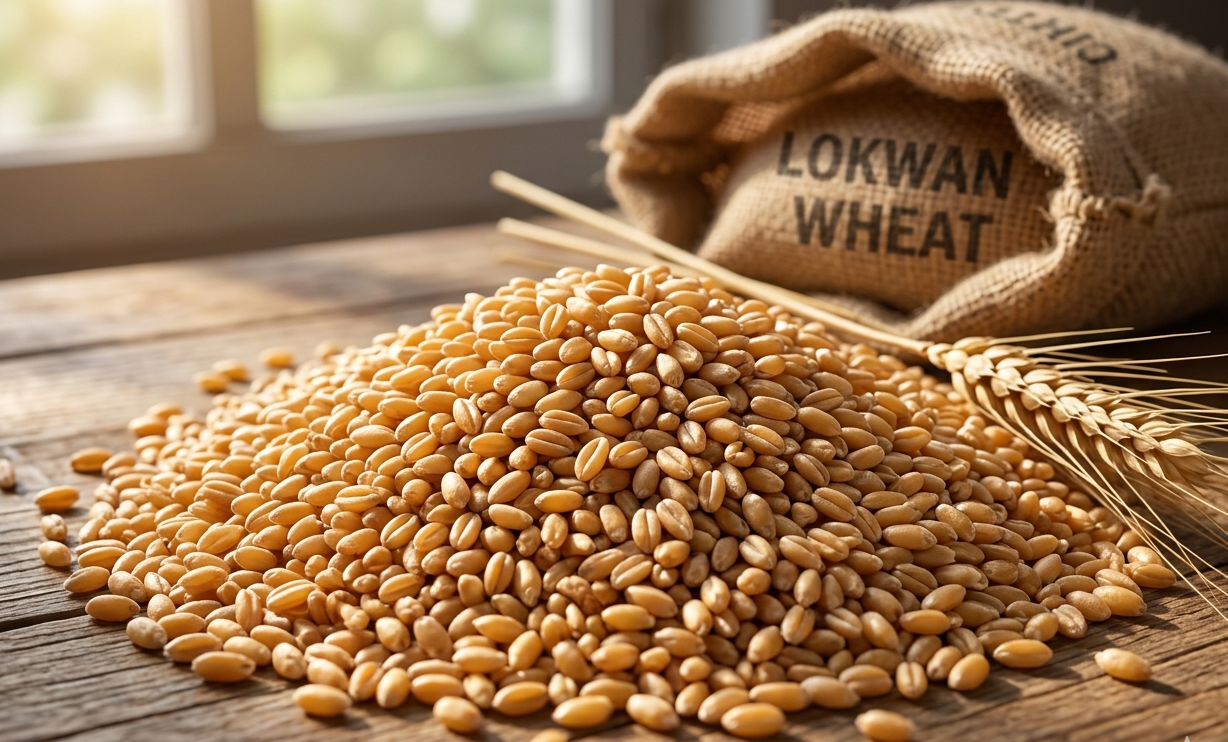 Premium MP Lokwan Wheat grains supplier in India