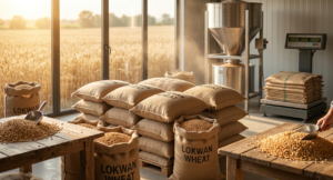 High quality Lokwan wheat grains for wholesale supply in India